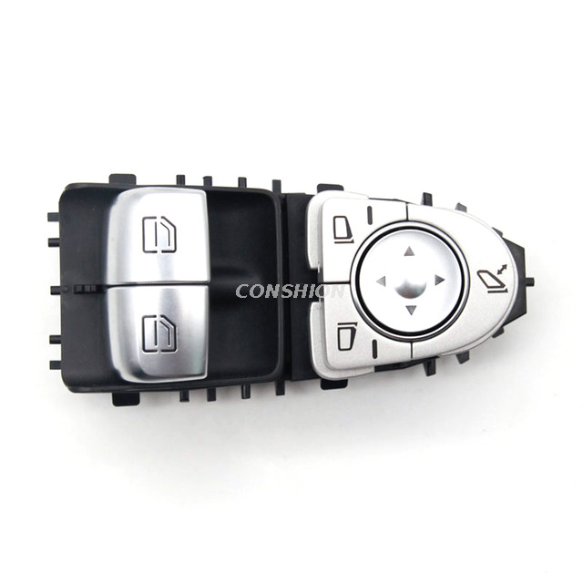 2059050302/2059057011 Interrupteur de fenêtre d'alimentation noire - pour Benz C-Class Viano
