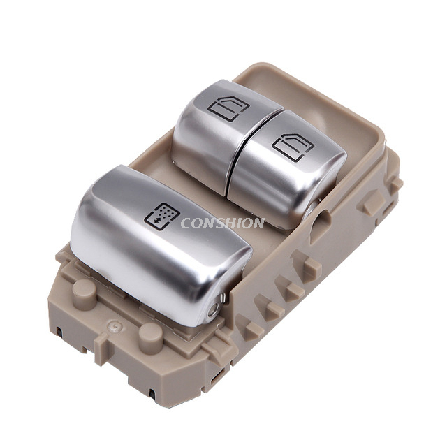 222905000980 Commutateur de fenêtre beige - pour Benz Classe S / Classe E