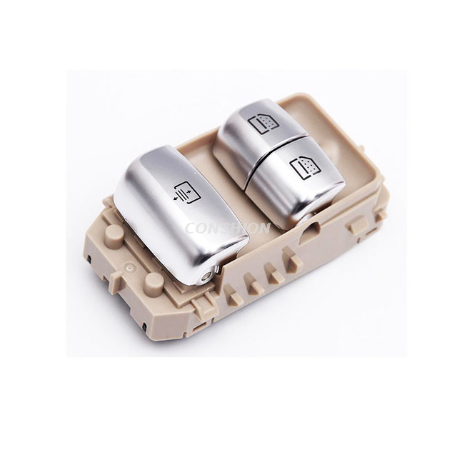 22290501090 Interrupteur de fenêtre beige - pour la classe S de Benz / Classe E