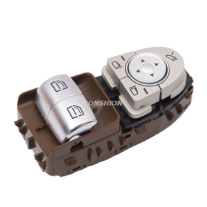 2059050302/2059057011 Interrupteur de fenêtre électrique brun - pour Benz C-Class Viano