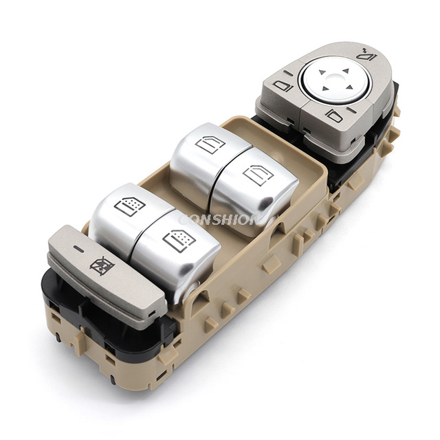 2229052004 Commutateur de fenêtre beige - pour la classe S de Benz